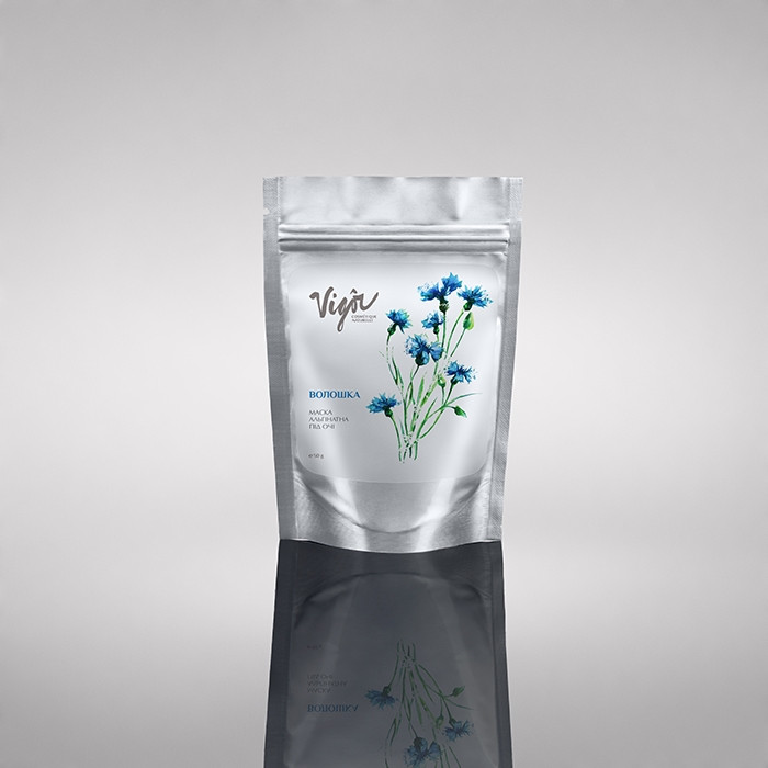 Маска альгинатная под глаза Василек Vigor 50 г Киев - изображение 1