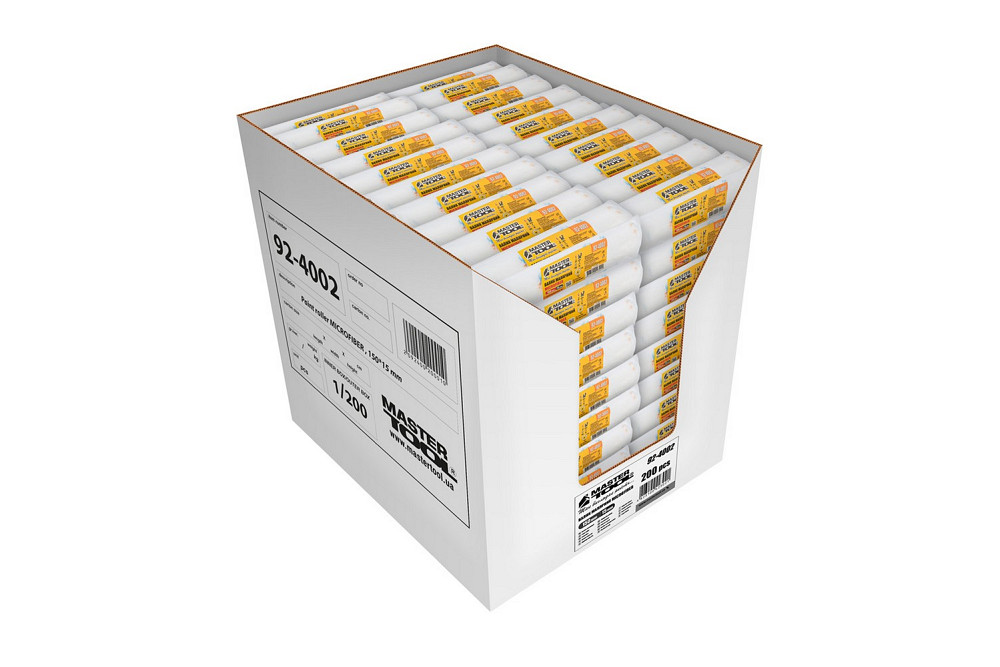 MASTERTOOL Валик малярський MASTERTOOL Microfiber 15/150/10 мм Ø 6 мм 92-4002_Р Коломия - фото 4