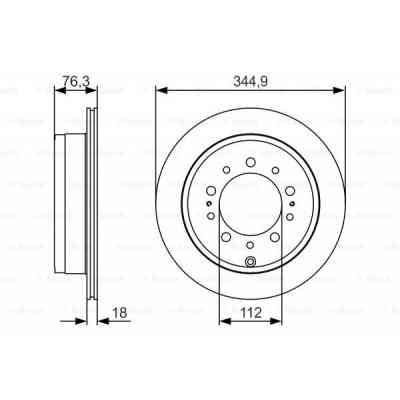 Гальмівний диск Bosch 0 986 479 R32 Вінниця