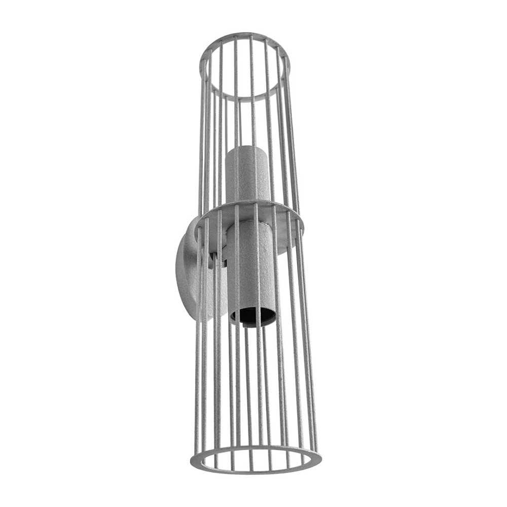 Бра під дві лампи Е27 MSK Electric Malta настінний світильник у стилі лофт MR 1040 GR Київ - фото 5