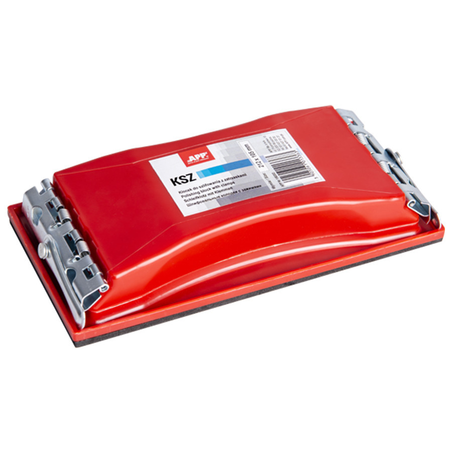 Брусок шліфувальний з затискачами пластиковий "KSZ" 212х105мм APP, 150202 Вінниця - фото 1