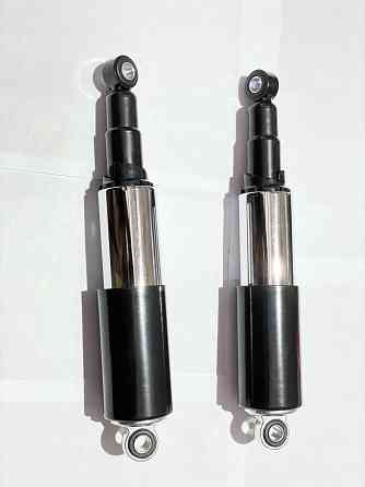 Амортизаторы (пара) ЯВА 320mm, регулируемые, закрытые, черные NDT Київ