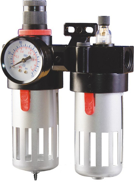 MASTERTOOL Блок підготовки повітря MASTERTOOL 20 мкм 0-10 бар ½" Al корпус повітряний фільтр/ре Киев - изображение 1