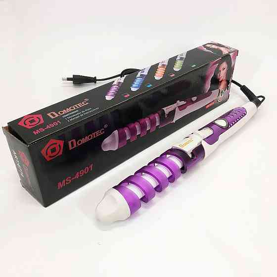 Щипці для завивки хвилястого волосся Domotec MS 4901, Плойка для створення об'ємних зачісок VS-30 Івано-Франківськ