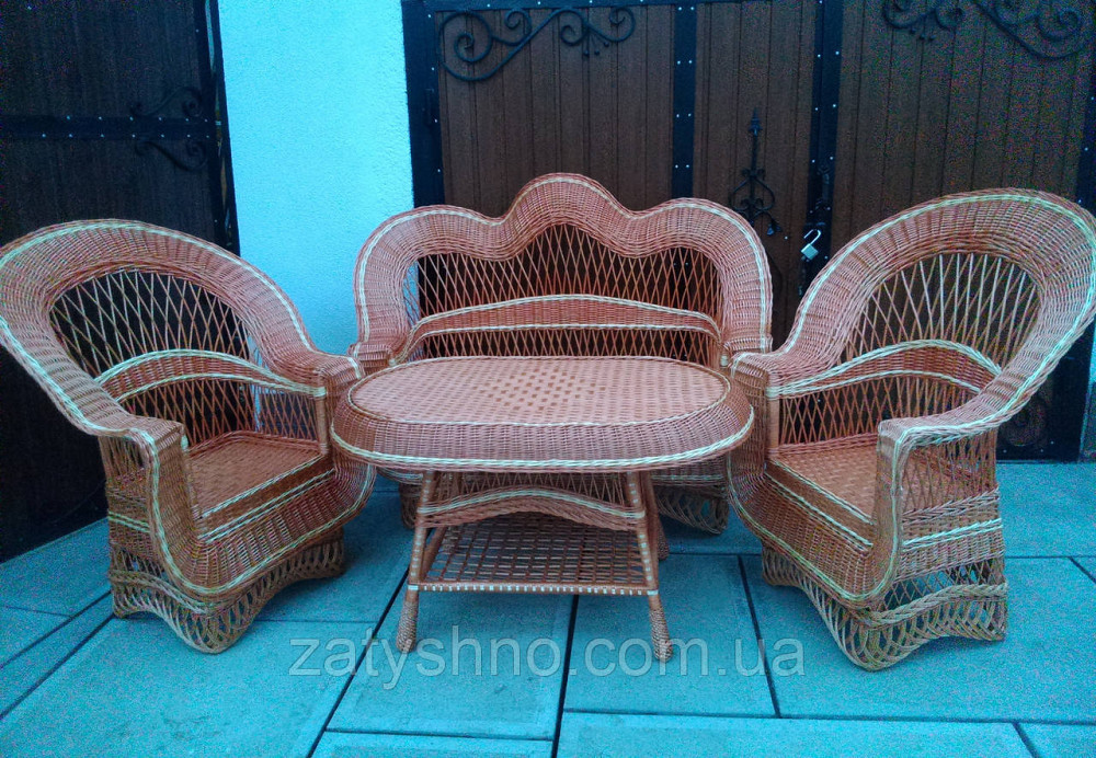 Мебель плетеная из лозы для веранды Киев - изображение 4