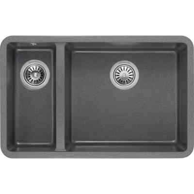 Мийка кухонна GRANADO Under top DOUBLE grafito (gr3409) Вінниця