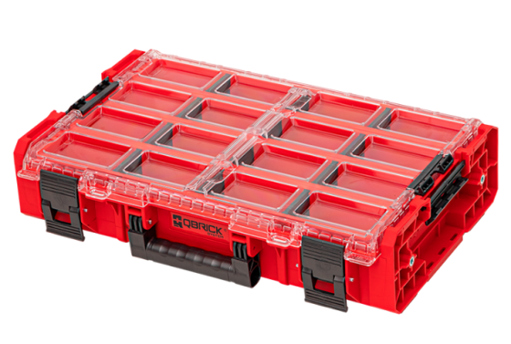 Ящик органайзер для інструментів Qbrick System ONE Organizer XL 2.0 Long Bin Red (5901238256571) Київ