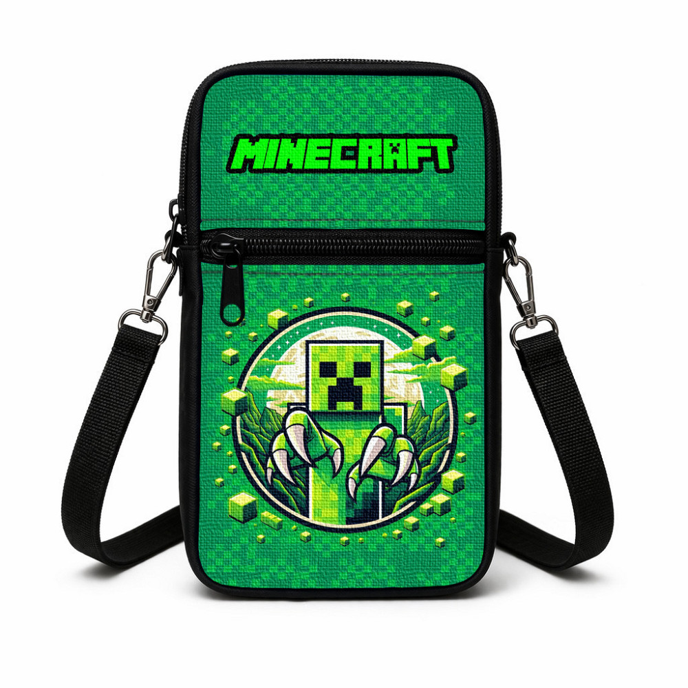 Сумка-чохол для телефону Minecraft,дитяча сумка через плече, водонепроникна міні-сумка (4792) Київ - фото 1