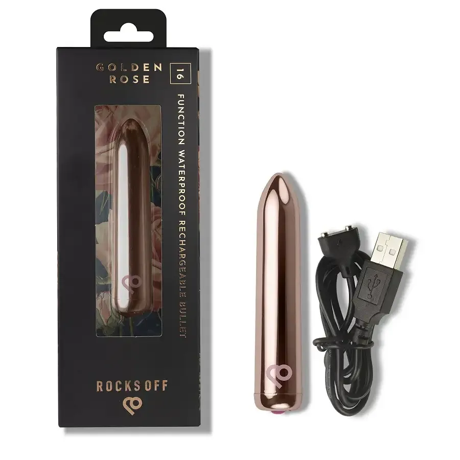 Вибропуля Rocks Off Bullet Golden Rose 16 Settings Львов - изображение 9