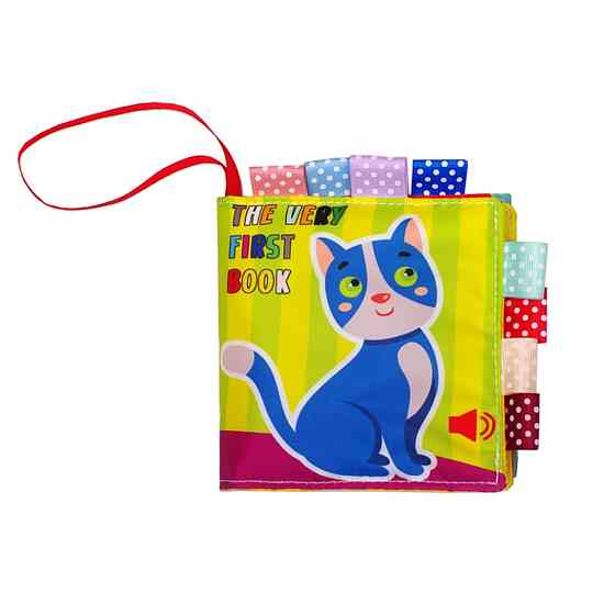 Розвиваюча м'яка книга "Котик Няв-Няв" 823444, 8 малюнків Вінниця