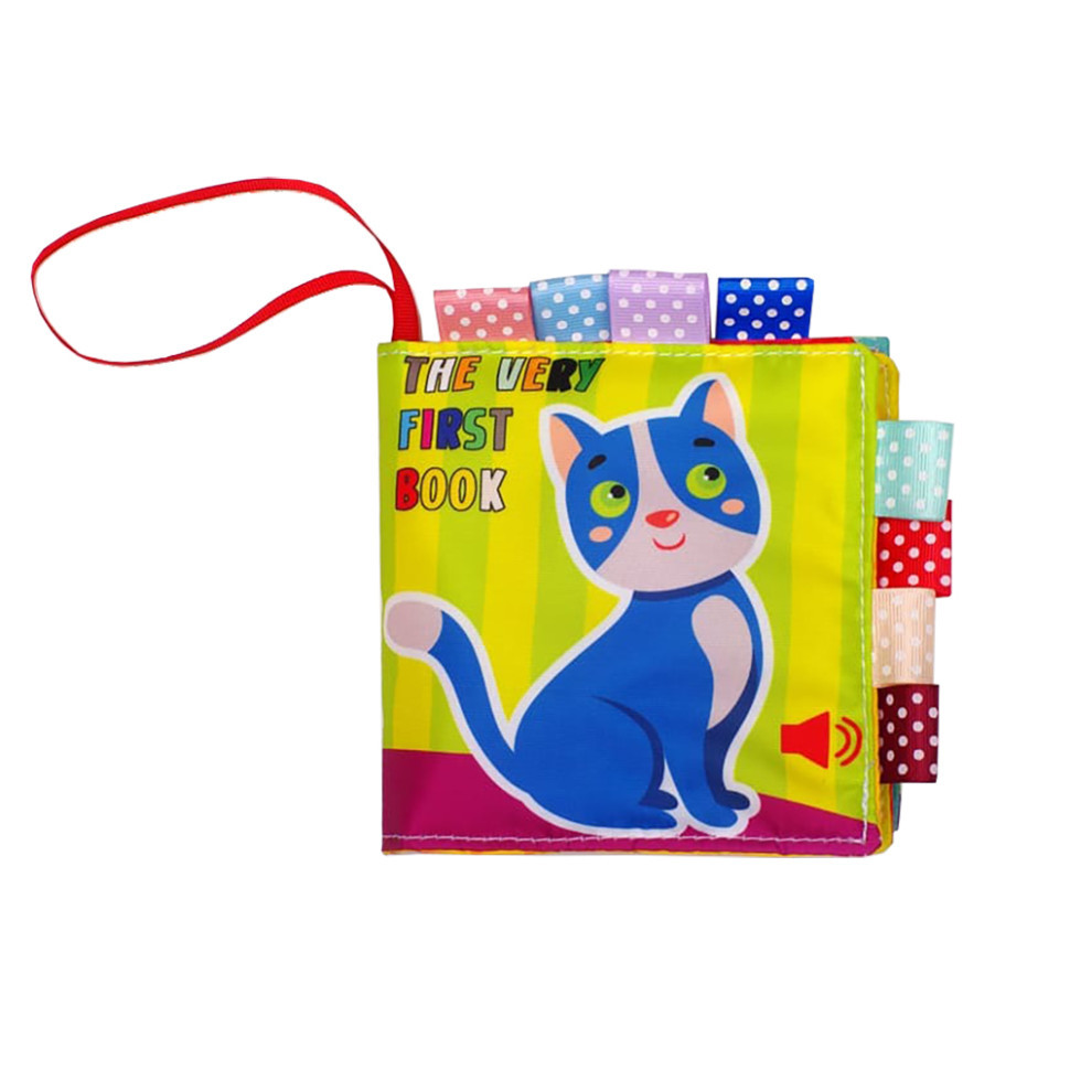 Розвиваюча м'яка книга "Котик Няв-Няв" 823444, 8 малюнків Вінниця - фото 1