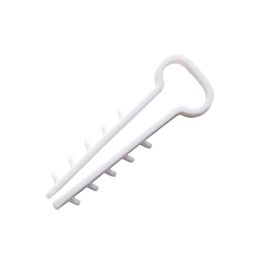 Дюбель швидкого монтажу для кабелю (6х3) плоский білий (пач. 100шт) Харків - фото 1