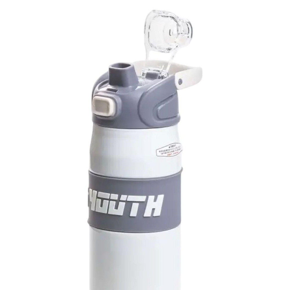 Термос спортивный с мундштуком 680 мл белый HP-14-54W Киев - изображение 4