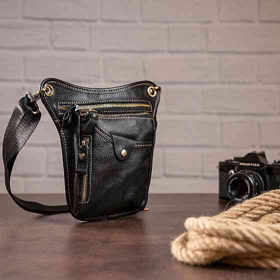 Сумка на пояс Vintage 14659 Чорна Київ