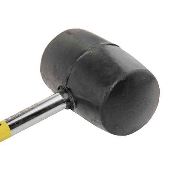 Sigma Киянка резиновая чёрная 680г металлическая обрезиненная рукоятка SIGMA (4317491) Коломыя