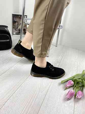 Sothby 's Туфлі жіночі Sothby 's M-375 чорні (весна-осінь, замша натуральна) (3111) Коломыя