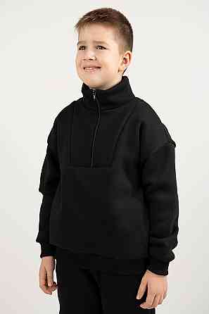 Дитячий теплий костюм, чорний, тринитка, топ Київ