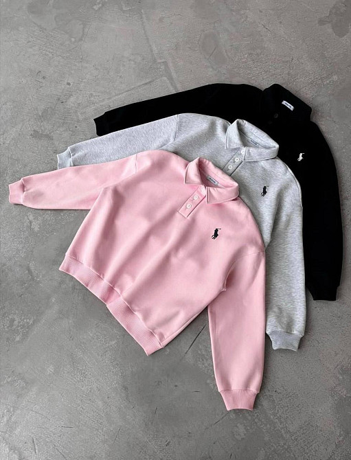 Жіночий світшот з сорочковим коміром Одеса - фото 2