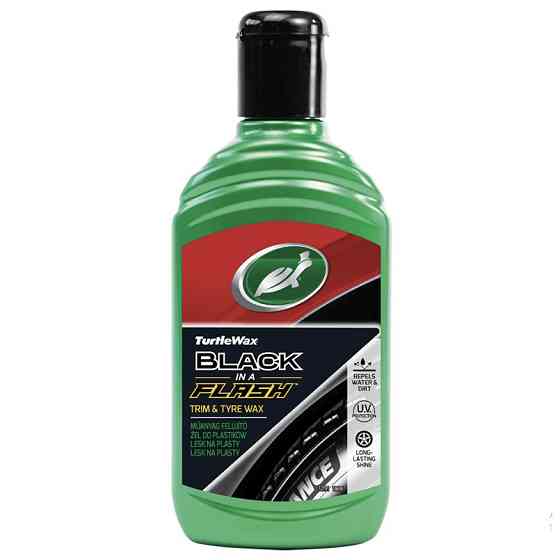 Полироль для резины и пластика Turtle Wax Black In a Flash 300мл Львов