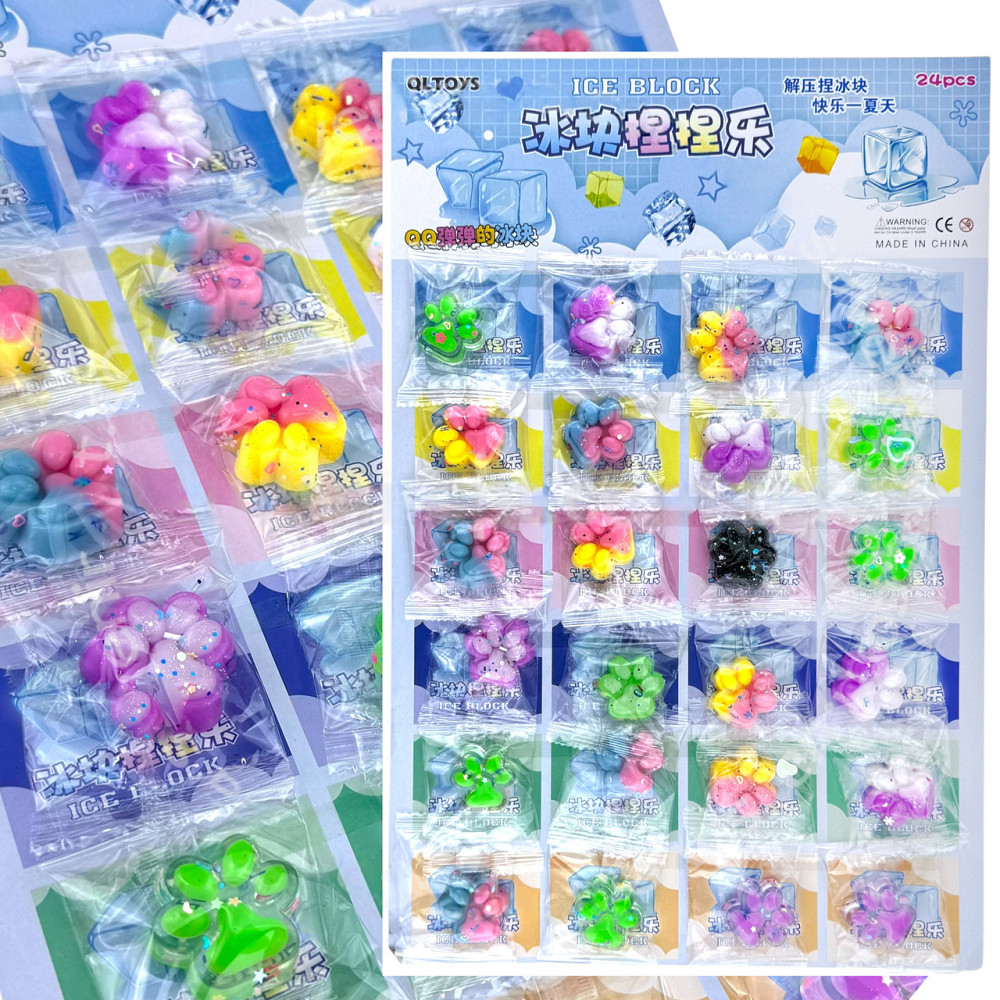 Сквиши для детей и взрослых антистресс Лапка 24 шт Киев - изображение 1