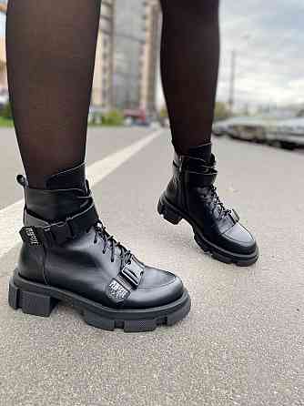 SOTHBY'S Черевики жіночі Sothby 's M-1732 чорні (зима, шкіра натуральна) (4239) 37р.38р.39р. 38 Коломия