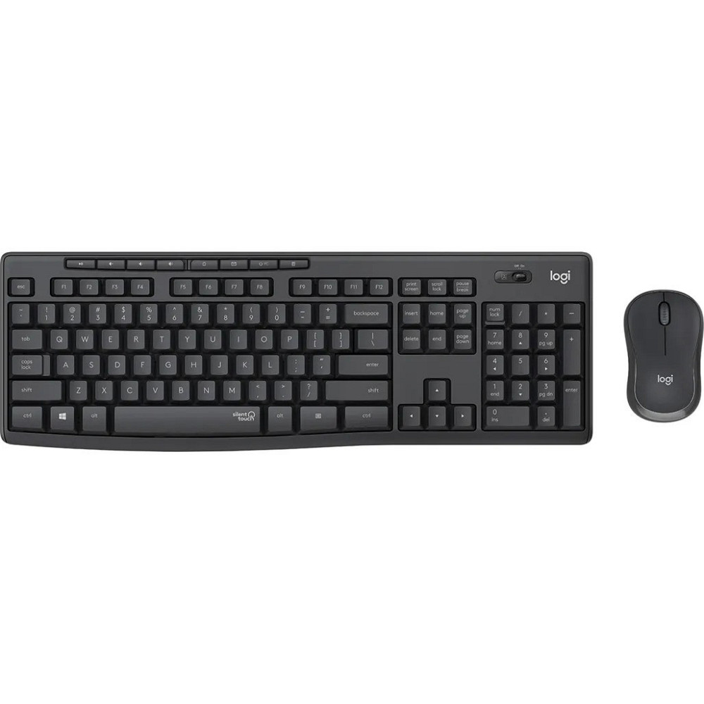 Комплект (клавіатура, миша) бездротовий Logitech MK295 Combo Black USB (920-009800) Чорний Харків - фото 1