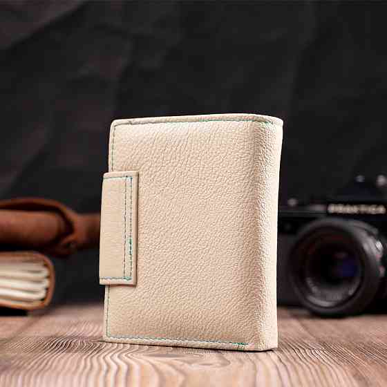 Оригинальное портмоне для женщин из натуральной кожи ST Leather 19451 Белый Киев