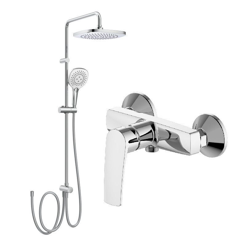 Набір для ванни IMPRESE KAMPA (015285+T-00260SQ) хром Київ - фото 1