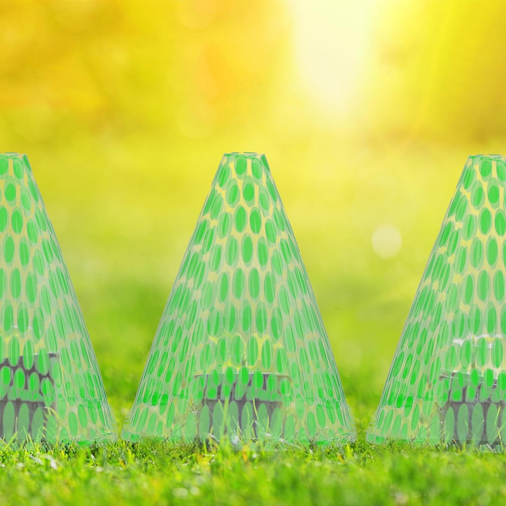 Набор конусов 5 шт,садовые пластиковые для сада и огорода защитные для рассады, зелени, цветов размер 19х22 см Каменец-Подольский - изображение 7
