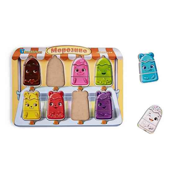 Деревянный пазл-вкладыш 