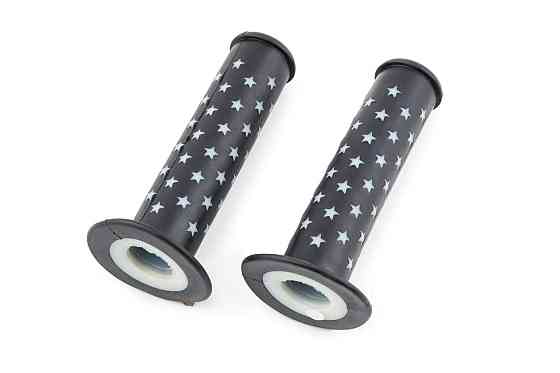 Ручки руля велосипедные (черная,звезды) Мукачево