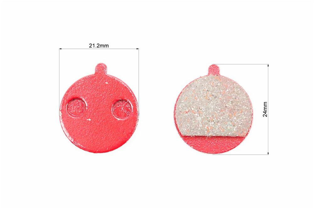 Гальмівні колодки Disk-brake (Xiaomi Mijia M365 Pro, Kugoo M4, M4 Pro), червоні YL-1063 Київ - фото 2