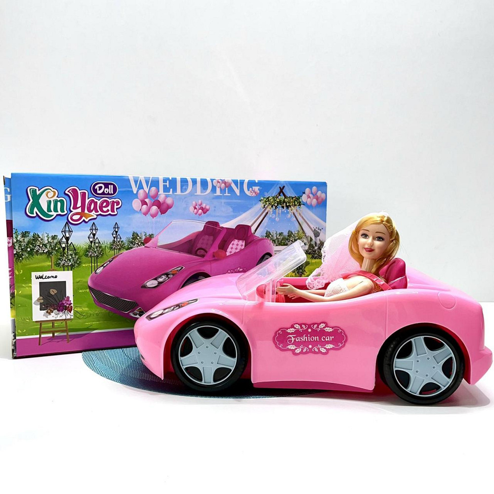 Лялька наречена 27см з машиною 33,5 см Вид 2 Рожевий (925-179-80-81) Чернігів - фото 7