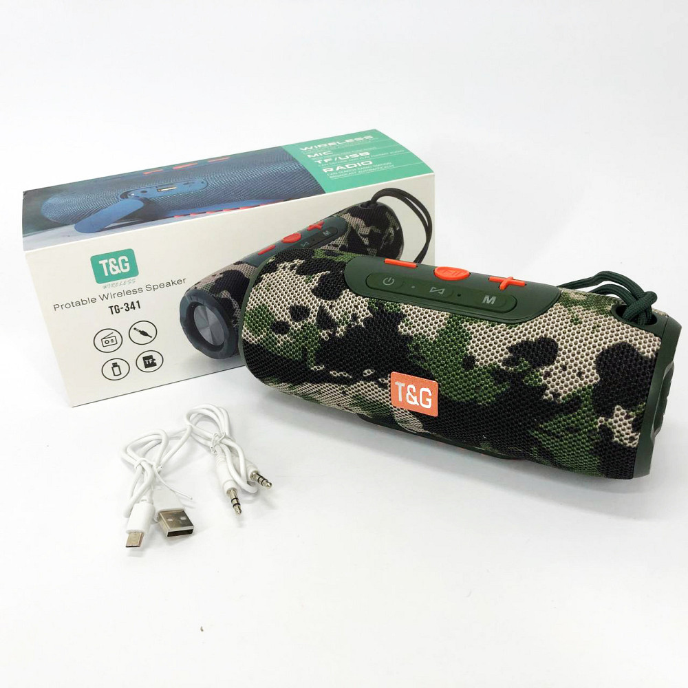 Bluetooth-колонка з можливістю підключення флешки TG341, Блютуз акустика з радіо, Колонка акумуляторна ZS-28 Львів - фото 10