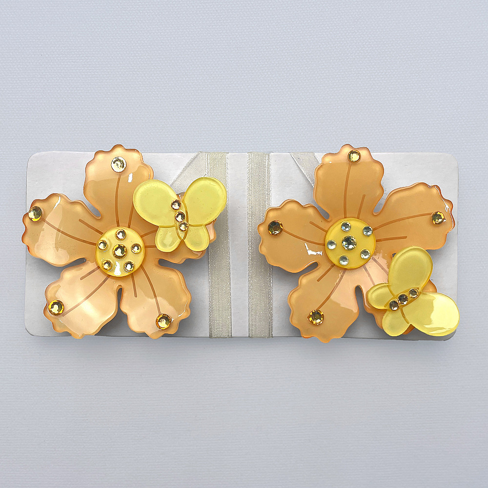 Магниты для штор и гардин Весна набор 2 шт Оранжевый с желтым (81-315) Киев - изображение 6