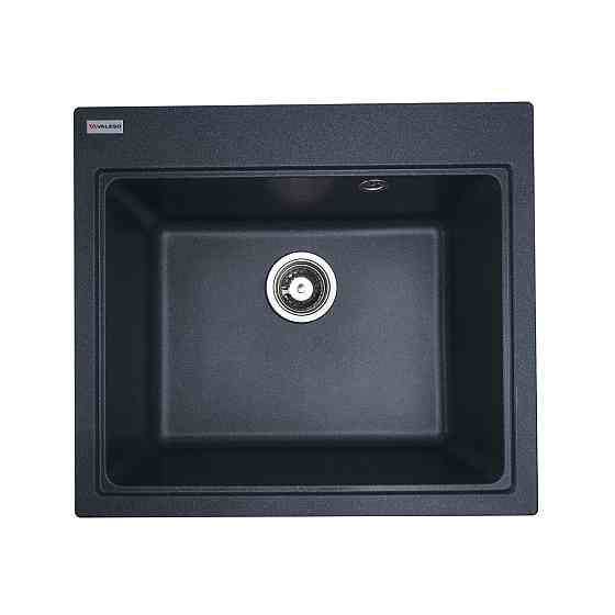 VALESO Гранітна мийка для кухні VALESO 5852 VESTA матова Антрацит Київ
