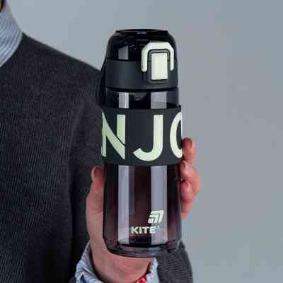 Бутылка для воды Kite 550 мл сіра (K25-1232-1) Винница