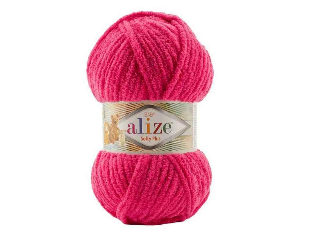 Пряжа Softy Mega 798 5шт/уп бугенвилия 100% микрополиэстер 100г 70м ТМ Alize Киев - изображение 1