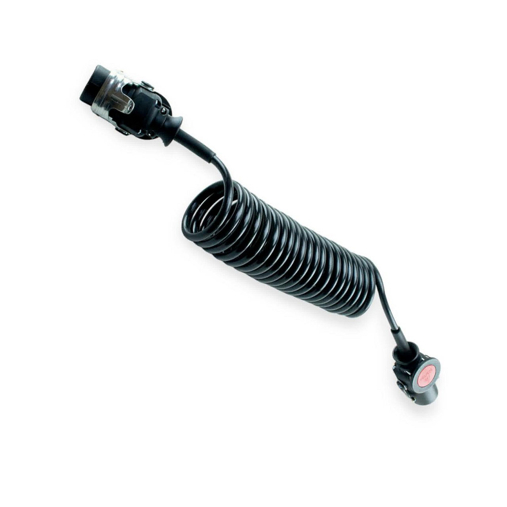 Кабель 5 контактів (чорний) товста спіраль abs Мукачево - фото 1