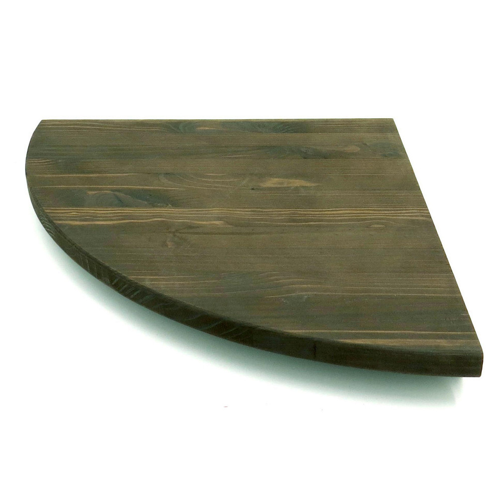 Угловая настенная полка 