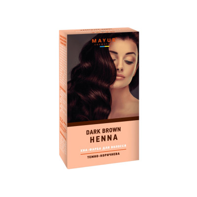 Хна Mayur темно-коричнева 25 г (4820230950298) Вінниця - фото 1
