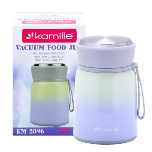 Термос харчовий 530мл з нерж.сталі KAMILLЕ 2096 Житомир