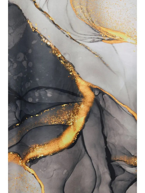 Шторка для ванной и душа с кольцами 180x180 см водоотталкивающая, шторка для душевой и ванной с крючками, мраморно-чёрный Каменец-Подольский - изображение 6