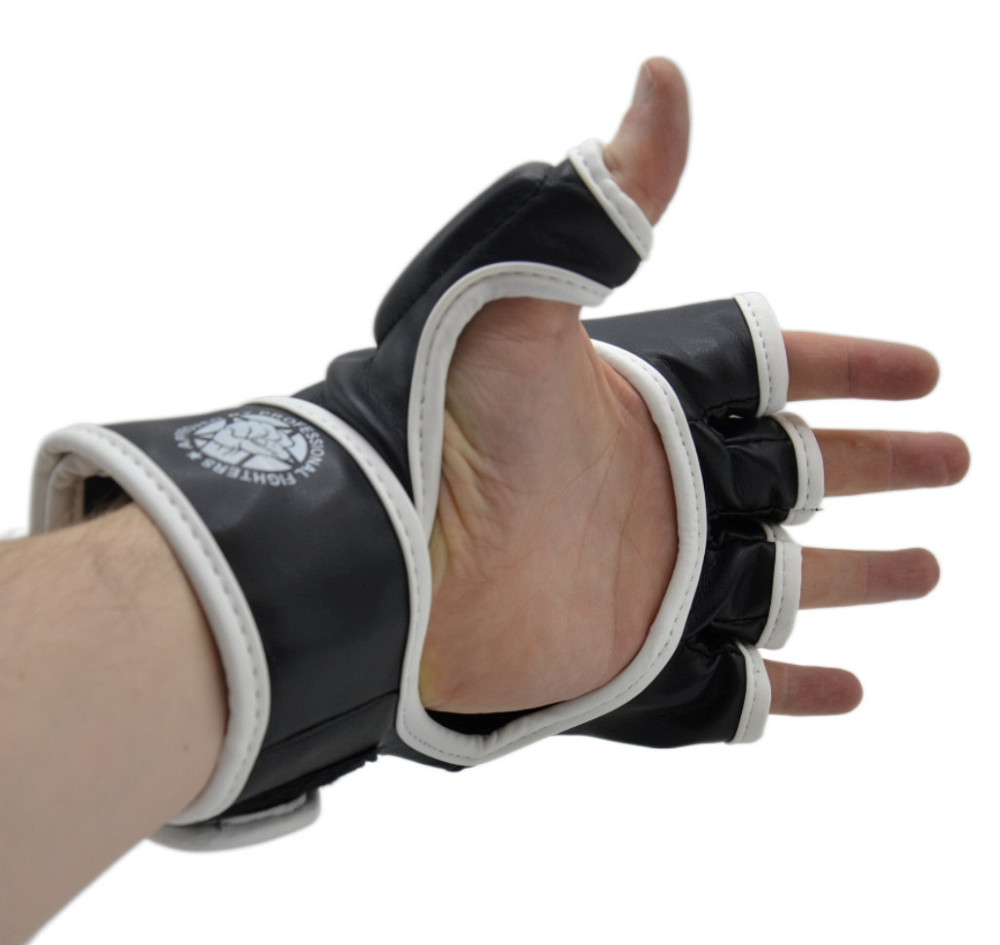 Рукавиці для MMA PowerPlay 3056 Чорні XL Кам'янське - фото 6