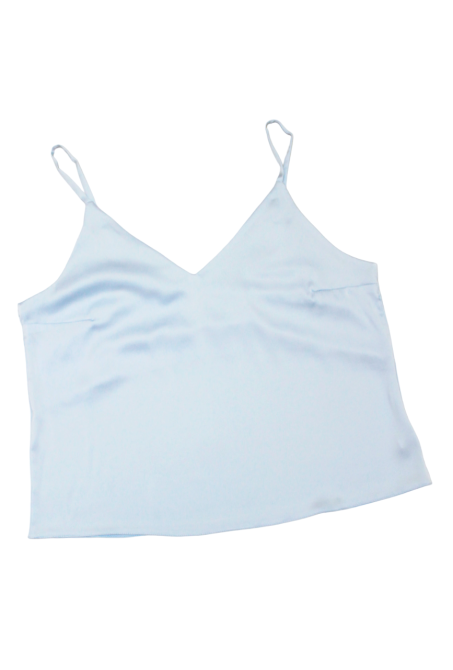 Шовкова майка на тонких бретельках Блакитний 3XL/4XL Харків - фото 10