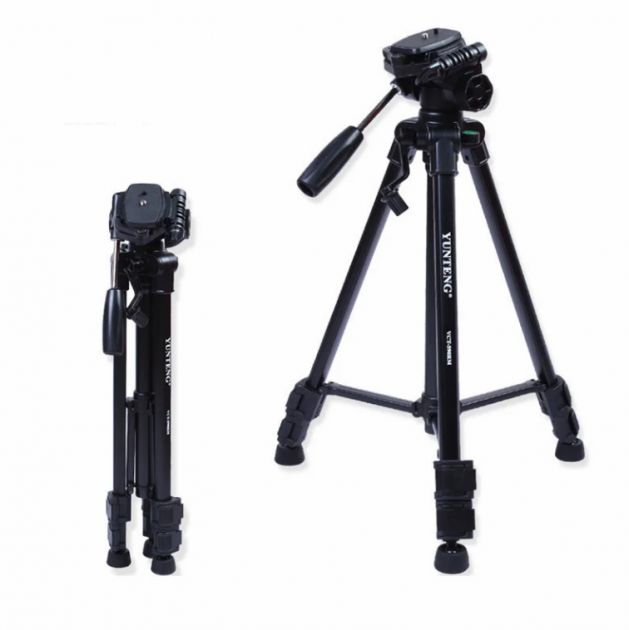 Штатив трипод с пультом профессиональный для камеры и телефона Yunteng Tripod YF-3388 Киев - изображение 4