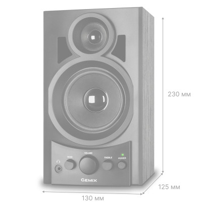 Акустична система TF-10 Black Gemix Вінниця - фото 6