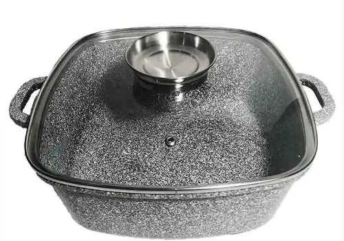 Казан жаровня с крышкой UNIQUE UN-5207 Коломия