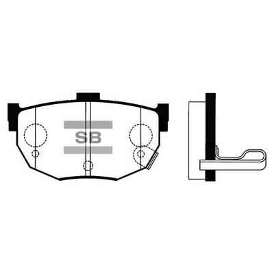 Гальмівні колодки HI-Q SP1062 Вінниця