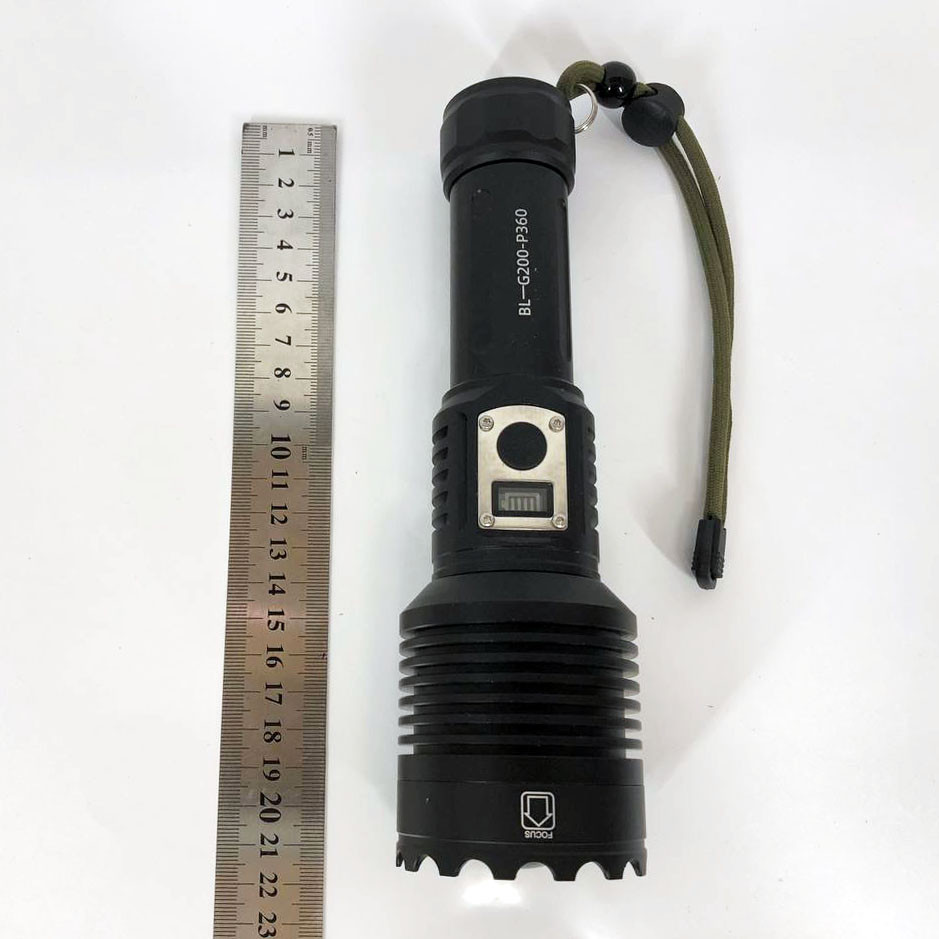 Ліхтарик на всі випадки Bailong BL-G200-P360, Потужний ручний ліхтарик, Ліхтарик NJ-376 police оригінал Київ - фото 3